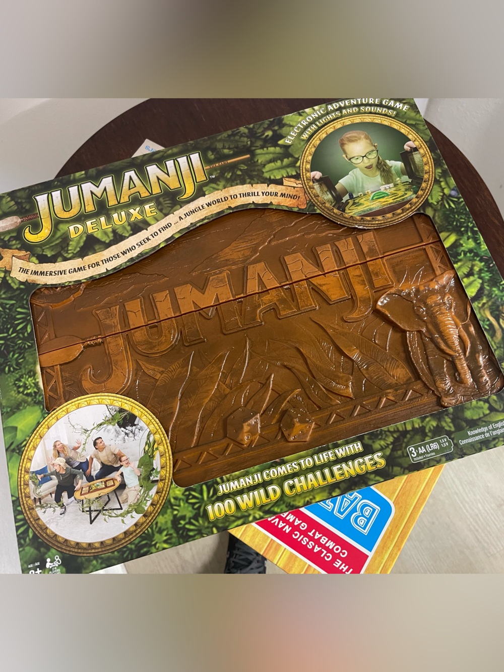 Jumanji Deluxe Board Game - Brown Gameboard jumanji deluxe board game electronic